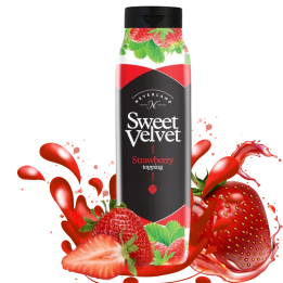 Sos do deserów Neverland Truskawka 1 kg Sweet Velvet  polewa lody gofry AMK