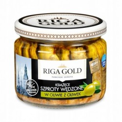 Riga Gold Książęce Szproty wędzone w oliwie 270g