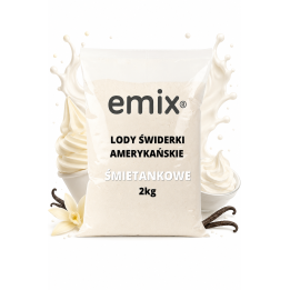 EMIX Mieszanka do Lodów Amerykańskich Śmietankowa 2kg Baza do Lodów