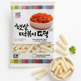 Kluski Ryżowe Tteokbokki Matamun 600g  Koreańskie Słupki do Topokki kluski/ TO AMK