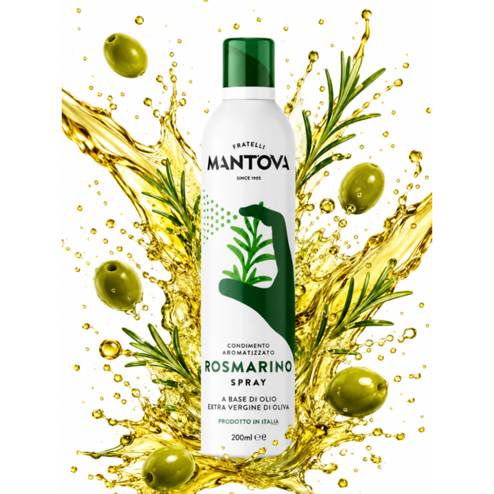 Oliwa z oliwek w sprayu o smaku rozmarynu MANTOVA 200ml SPRAY oliwaAMK