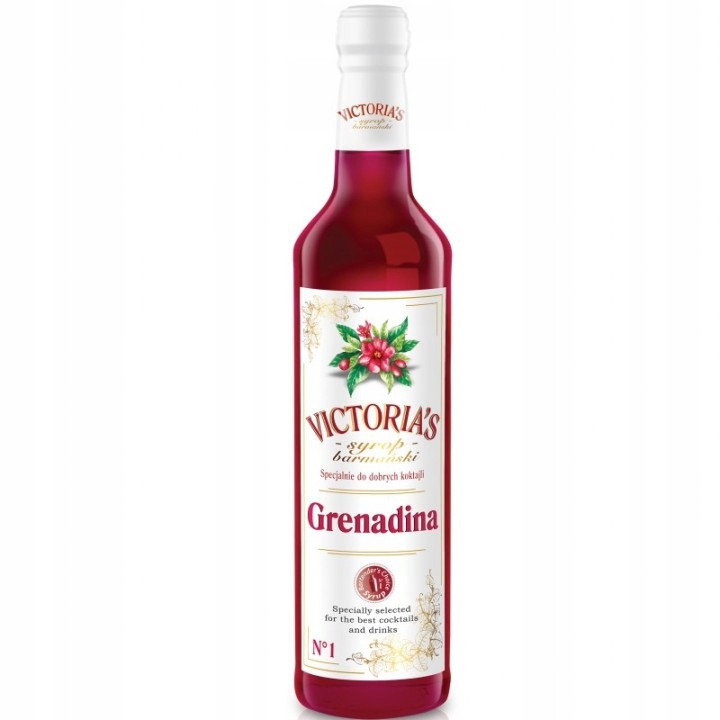 Syrop koncentrat Grenadina syrop barmański do drinków 490ml Victoria Cymes AMK