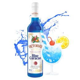 Syrop koncentrat barmański do drinków Blue Curacao Victoria's 490ml AMK