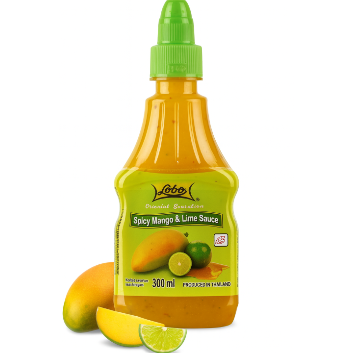 Pikantny sos z Mango i Limonki 300ml Lobo Egzotyczny sos Spicy AMK