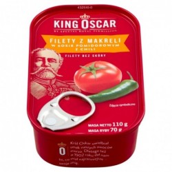 King Oscar Filety z makreli z chili 110g