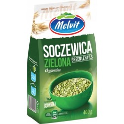 Melvit Soczewica zielona 400 g