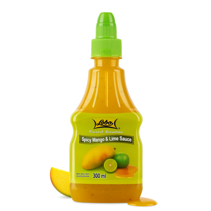 Pikantny sos z Mango i Limonki 300ml Lobo Egzotyczny sos Spicy AMK