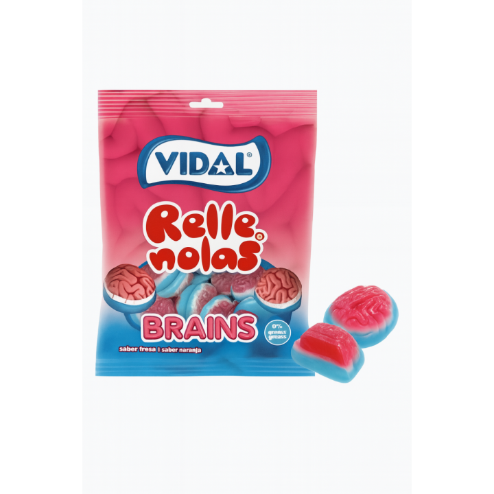 Żelki VIDAL JELLY FILLED BRAINS owocowe żelki dla dzieci candy 90 g MózgiAMK
