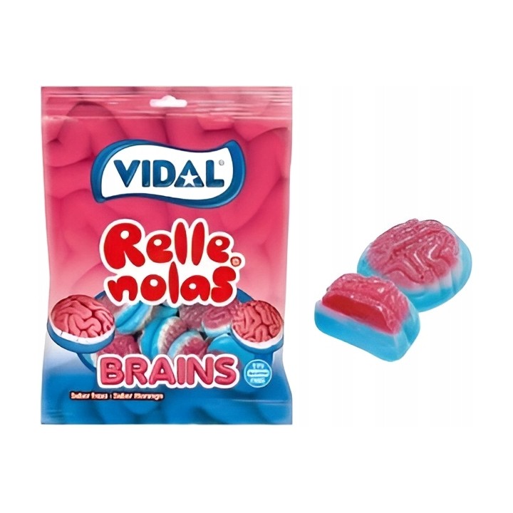 Żelki VIDAL JELLY FILLED BRAINS owocowe żelki dla dzieci candy 90 g MózgiAMK