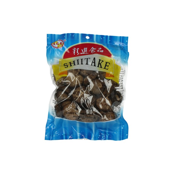 Suszone Shiitake 85g Po Ku Flower całe grzyby do zup i pierożków AMK