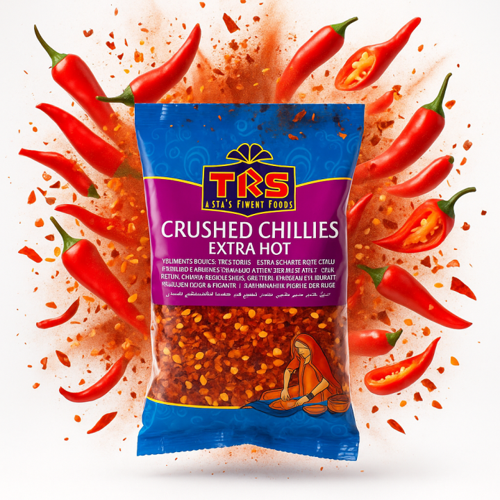Papryczki chilli suszone kruszone TRS 100g super ostre przyprawa AMK