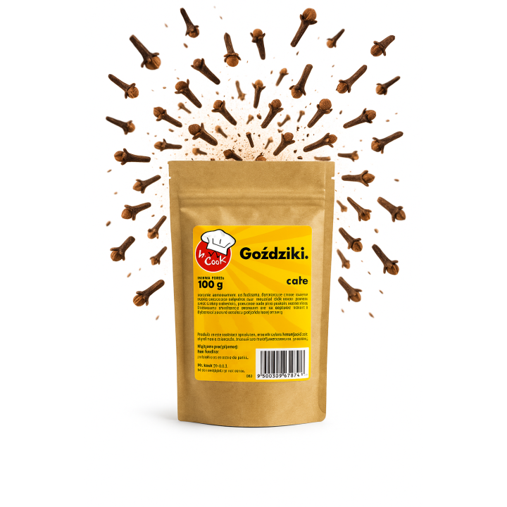 Goździki całe 100g aromatyczna przyprawa do herbaty kompotu i grzańca AMK