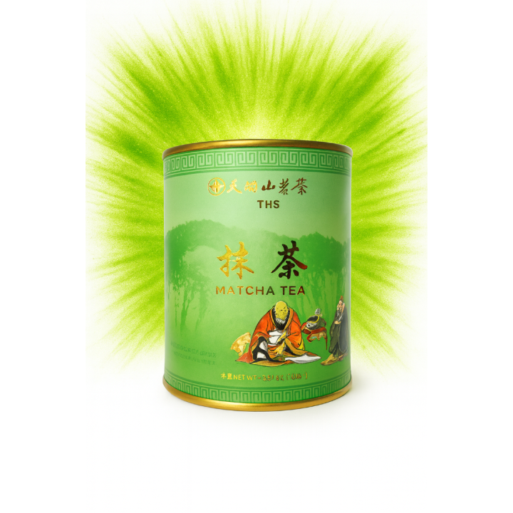 Matcha sproszkowana zielona herbata 80g THS Green Tea w puszce AMK