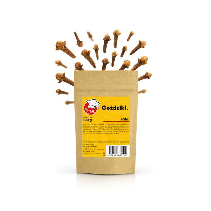 Goździki całe 100g aromatyczna przyprawa do herbaty kompotu i grzańca AMK
