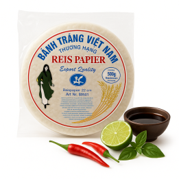 Papier ryżowy do sajgonek Ø22 cm wietnamski spring roll tradycyjny TO AMK