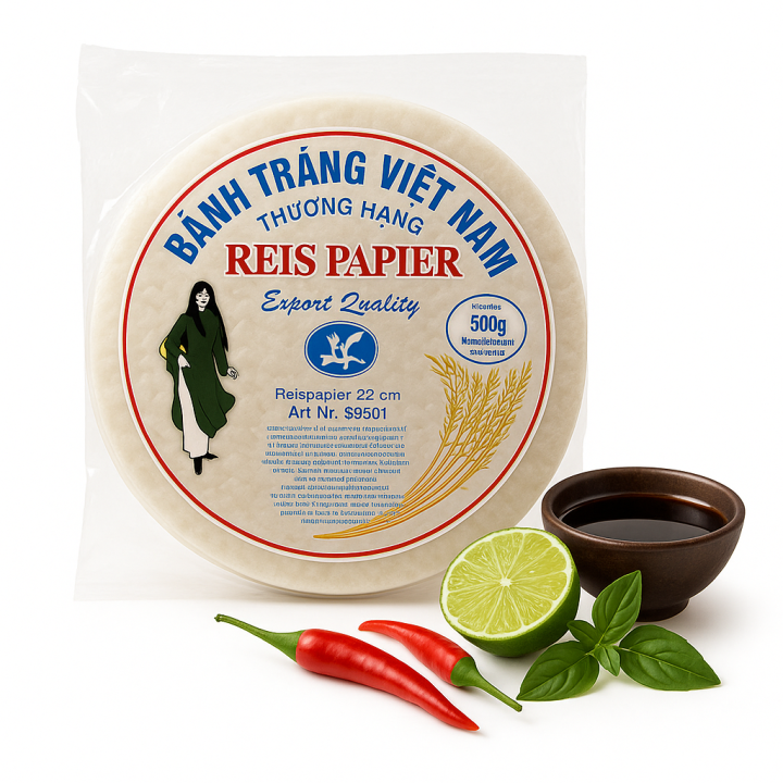 Papier ryżowy do sajgonek Ø22 cm wietnamski spring roll tradycyjny TO AMK