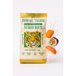 Ryż do Sushi Royal Tiger 1kg PREMIUM QUALITY biały japoński AMK