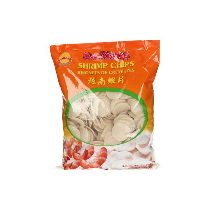 Chipsy krewetkowe do smażenia Shrimp Chips Prawn Crackers 1kg SA GIANG AMK