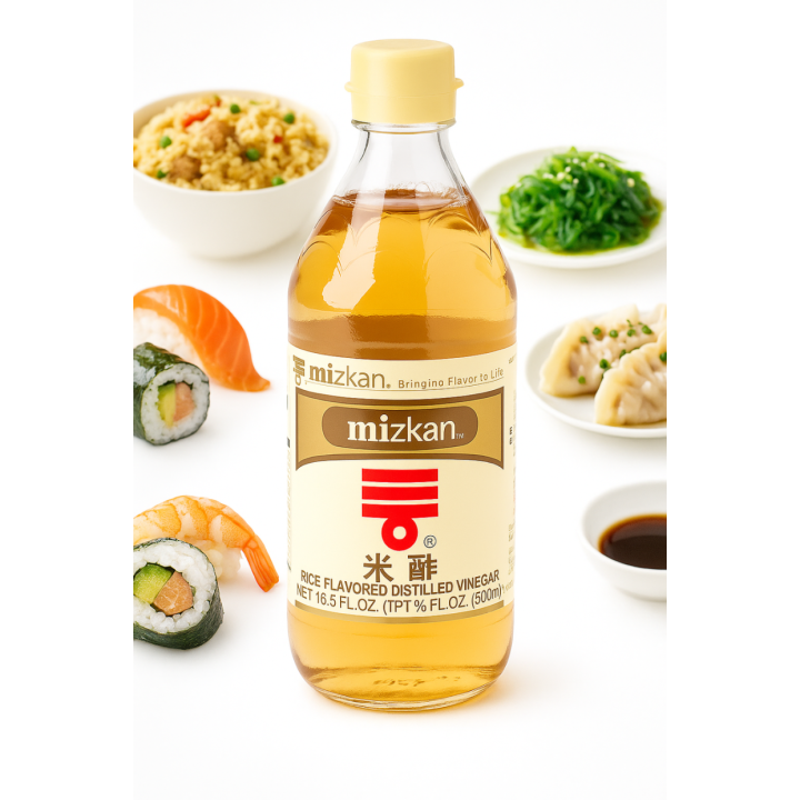 Mizkan 500ml – ocet ryżowy japoński do sałatek sushi Rice Vinegar AMK