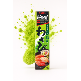 S&B Wasabi 43g pasta chrzanu japońskiego w tubce, idealna do sushi AMK