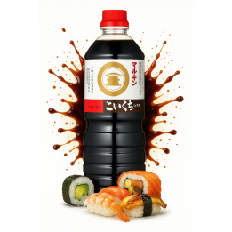Sos Sojowy Ciemny Koikuchi Marukin 1L Japoński azjatycki sos do sushi i dań TO AMK