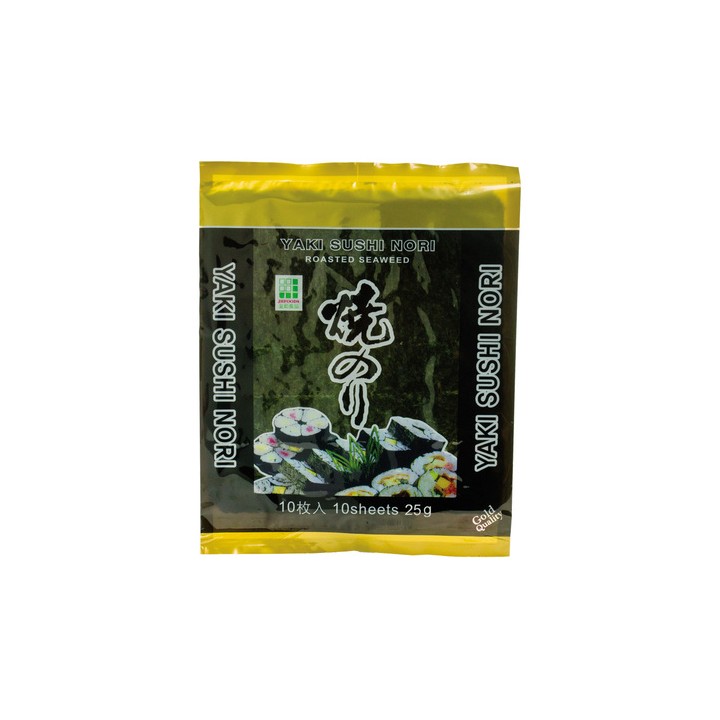 Prażone Wodorosty Yaki Nori 10 szt. GOLD idealne na sushi wodorosty premium AMK