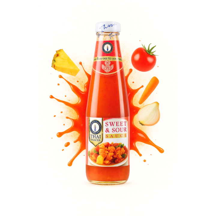 Sos słodko kwaśny Thai Dancer 300ml – Sweet & Sour orginalmny z Tajlandia AMK