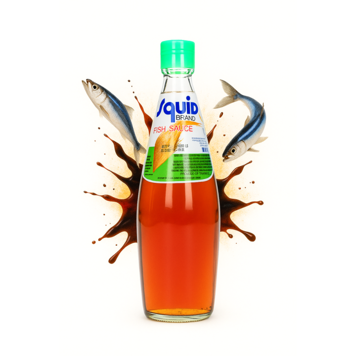 Sos Rybny SQUID 300ml oryginalny smak Azji, najwyższa jakość SQUID FISH AMK