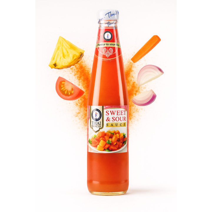 Sos słodko kwaśny Thai Dancer 300ml – Sweet & Sour orginalmny z Tajlandia AMK