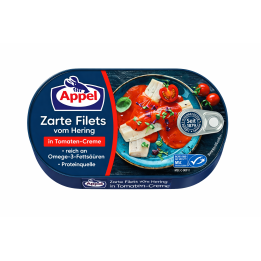 Śledź filet w sosie pomidorowym APPEL 200 g puszka konserwa rybna amk