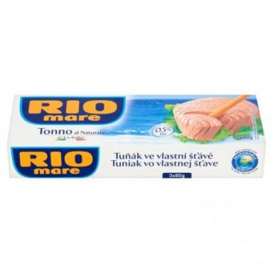 Rio Mare Tuńczyk w sosie własnym 3 x 80 g