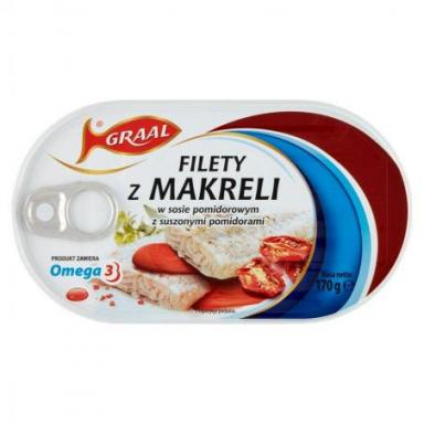 GRAAL Filety z Makreli w Sosie z suszonymi pomidorami