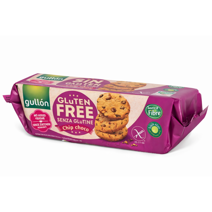 GULLON Choco Chip herbatniki bezglutenowe bez cukru   amk