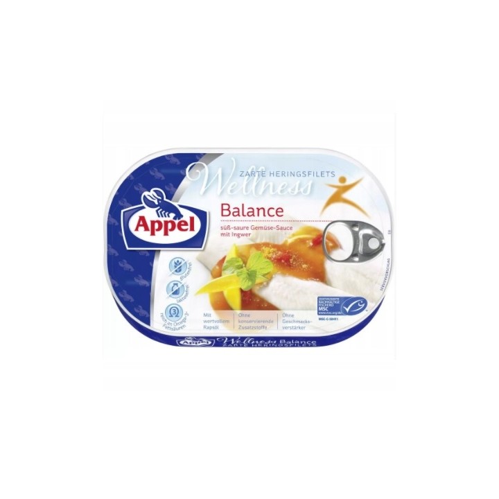 ,,Appel Śledzie w sosie słodko kwaśnym z imbirem 200AMK