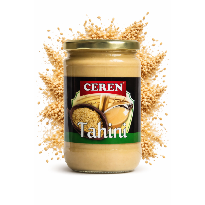 Tahini Pasta Sezamowa 300g 100% Sezam Do Hummusu Turecka Ceren Naturalna