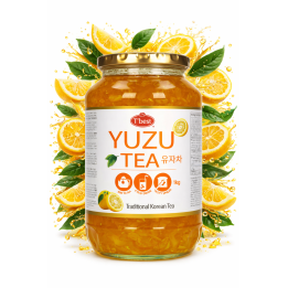 Koreańska Herbata Konfitura T’Best Yuzu 1kg do Wody Napój Cytrusowy Tea