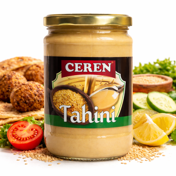 Tahini Pasta Sezamowa 300g 100% Sezam Do Hummusu Turecka Ceren Naturalna