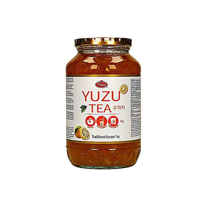 Koreańska Herbata Konfitura T’Best Yuzu 1kg do Wody Napój Cytrusowy Tea