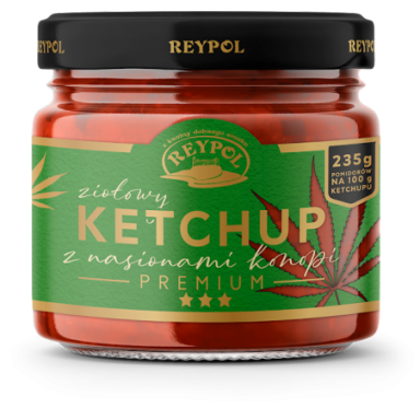 ReyPol Ketchup z nasionami Konopi 300g