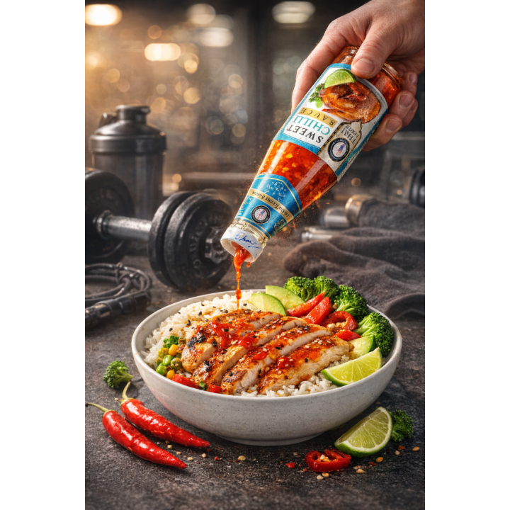 Sos Sweet Chilli 50% Mniej Cukru 300ml Fit Do Diety Light Sweet Chilli