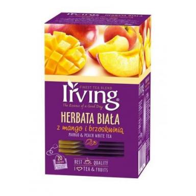 Irving Herbata Biała z Mango i Brzoskwinią 20 saszetek
