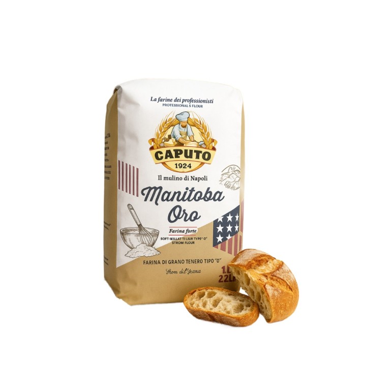 Manitoba Oro Caputo 1kg – mąka pszenna typ 0, włoska do wypiekówAMK
