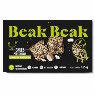Beak Beak Chleb Proteinowy z wiórkami kokosu 165g
