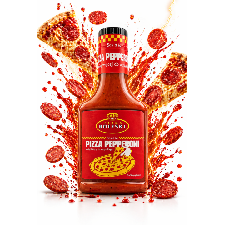 Sos a'la Pizza Pepperoni 340 g Mniej Więcej do wszystkiego Roleski pizza