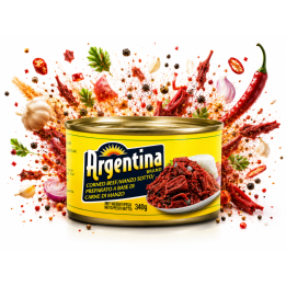 Wołowina Peklowana Argentina 340g Konserwa Wołowa Corned Beef  88,4% mięsa