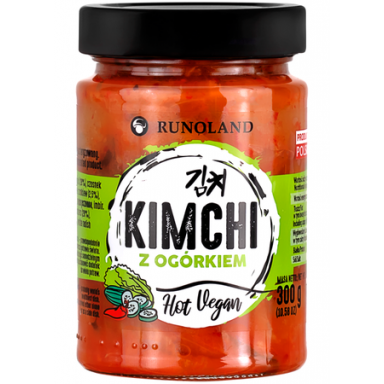 Runoland Kimchi z Kapusty z Ogórkiem Hot Vegan 300g