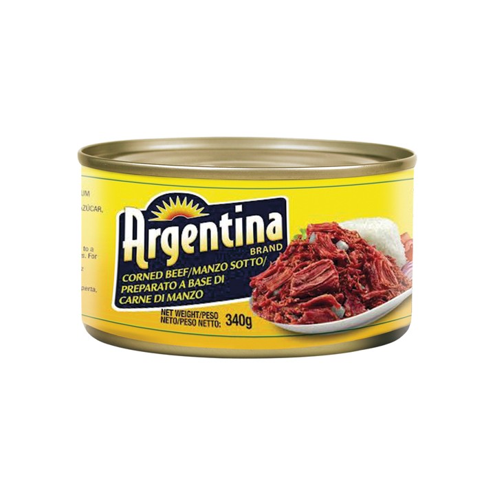 Wołowina Peklowana Argentina 340g Konserwa Wołowa Corned Beef  88,4% mięsa