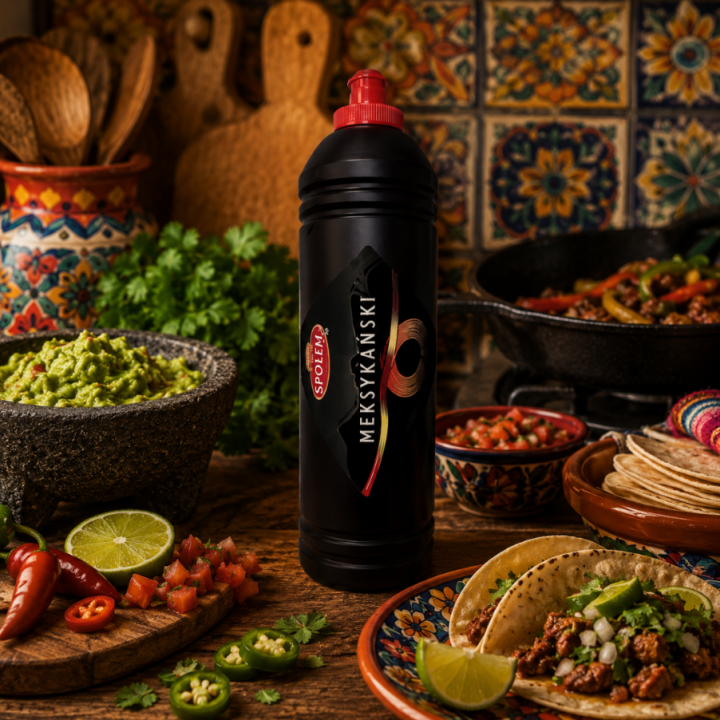 Roleski Sos Meksykański 1L Pikantny Do Tortilli Tex Mex Gastronomiczny