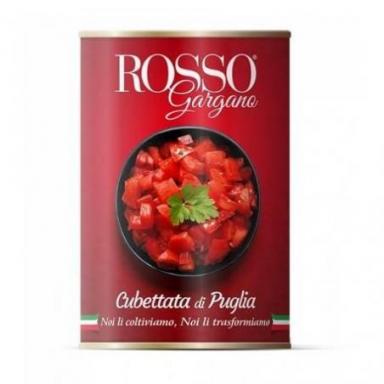 ROSSO Gargano Pelati pomidory kostka 400g