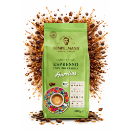 Kawa ziarnista Tempelmann Aurelias 100% Arabica espresso BIO 1 kg